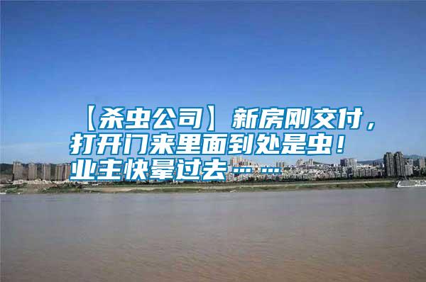 【殺蟲公司】新房剛交付，打開門來里面到處是蟲！業(yè)主快暈過去……