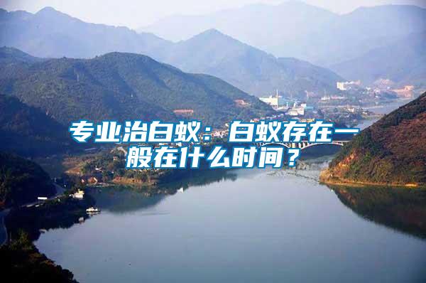 專業(yè)治白蟻：白蟻存在一般在什么時間？