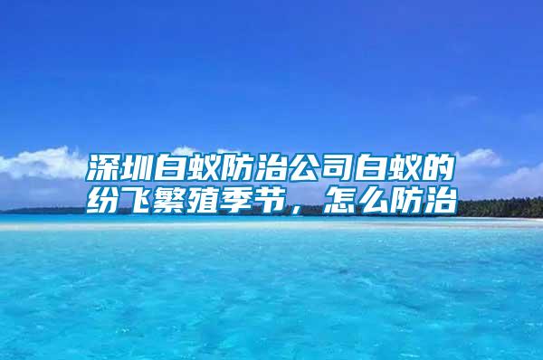 深圳白蟻防治公司白蟻的紛飛繁殖季節(jié)，怎么防治